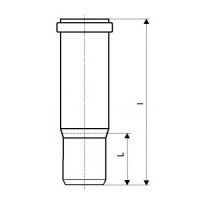 Компенсационный патрубок канализационный Ostendorf