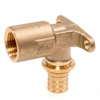 Угольник настенный (водорозетка) Рехау 20х1/2" ВР, с длинным патрубком (11096881001)