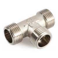 Тройник General Fittings никелированный НР 1/2" (270010N040404A) Тройник General Fittings никелированный НР 1/2" (270010N040404A)