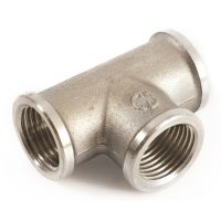 Тройник никелированный General Fittings (внутренняя резьба) Тройник никелированный General Fittings (внутренняя резьба)