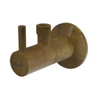 Вентиль угловой Alcaplast с фильтром 1/2"×3/8" бронза (ARV001-ANTIC)