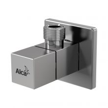 Вентиль угловой Alcaplast 1/2"×3/8" квадратный (ARV002)