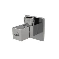 Вентиль угловой Alcaplast с фильтром 1/2"×1/2" квадратный (ARV004)
