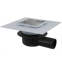 Трап для душа Alcaplast 105х105 с сухим затвором, хром (APV26C) Трап для душа Alcaplast 105х105 с сухим затвором, хром (APV26C)