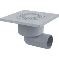 Трап для душа Alcaplast 150х150 горизонтальный, хром (APV3)