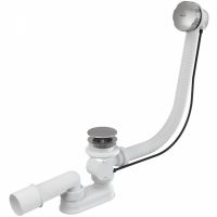 Слив-перелив для ванны Alcaplast полуавтомат 800 мм хром (A55KM-80)