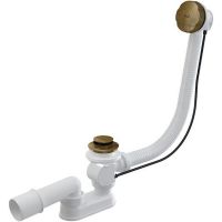 Слив-перелив для ванны Alcaplast полуавтомат 800 мм бронза (A55ANTIC-80-RU-01)