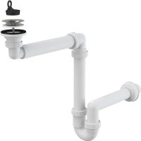 Сифон для раковины Alcaplast трубный 40 мм (A413) Сифон для раковины Alcaplast трубный 40 мм (A413)