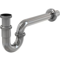 Сифон для раковины Alcaplast трубный 32 мм хром (A432) Сифон для раковины Alcaplast трубный 32 мм хром (A432)