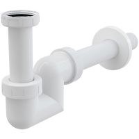 Сифон для раковины Alcaplast трубный 32 мм белый (A45F-DN32) Сифон для раковины Alcaplast трубный 32 мм белый (A45F-DN32)