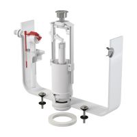 Арматура сливная Alcaplast 1/2" со стоп кнопкой, боковая подводка (SA2000 1/2" CHROM)