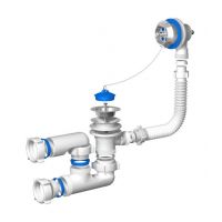 Слив-перелив для ванны Ани с цепочкой 500 мм (E250)