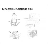 Картридж для смесителя Frap 40 мм (F50)