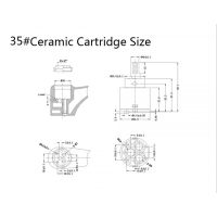 Картридж для смесителя Frap 35 мм (F51)