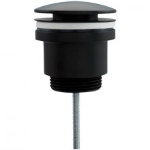 Донный клапан для раковины Frap 32 мм черный матовый (F62-7)
