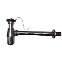 Сифон для раковины Ganzer бутылочный 32 мм, с выпуском, хром (A-7)