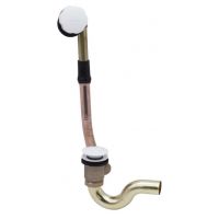 Слив-перелив для ванны Ganzer полуавтомат, белый (F-01F)