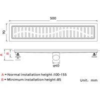 Душевой лоток Gappo G8