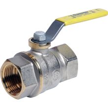 Кран шаровой газовый Giacomini полнопроходной 1/2" ВР-ВР рычаг (R730GAX003)