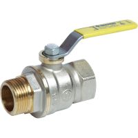 Кран шаровой газовый Giacomini полнопроходной 1/2" ВР-НР рычаг (R734LGAX003)