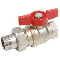 Кран шаровой Giacomini Dado американка 1/2" ВР-НР, бабочка (R919X003)