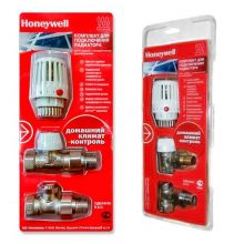 Комплект для подключения радиаторов Honeywell угловой 1/2" с термоголовкой (T1002KIT15E) 