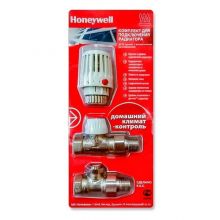 Комплект для подключения радиаторов Honeywell прямой 1/2" с термоголовкой (T1002KIT15D)