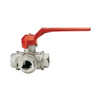 Кран шаровой Itap трехходовой тип L рычаг (128L)