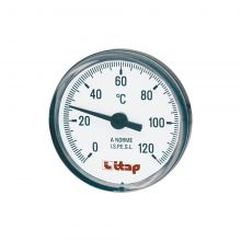 Термометр аксиальный Itap 1/2" 10 бар 40 мм 0-120C (493B)