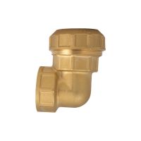 Угол обжимной Itap латунный для труб ПНД внутренняя резьба (745)