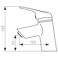 Смеситель для биде Kaiser Douglas 12088 с гигиеническим душем
