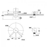 Смеситель для душа Kaiser Merkur 26017 однорычажный