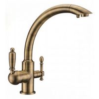 Смеситель для кухни (мойки) Kaiser Vincent 31244-3 под фильтр, бронза