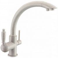 Смеситель для кухни (мойки) Kaiser Vincent 31244-7 под фильтр, бежевый мрамор