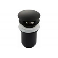 Донный клапан для раковины Kaiser черный 8011 Black