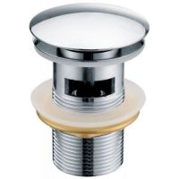 Донный клапан для раковины Kaiser 32 мм, хром (8037)