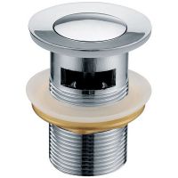 Донный клапан для раковины Kaiser 32 мм, хром (8035)