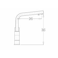 Смеситель для кухни (мойки) Kaiser Sonat 34044-3 под фильтр, бронза