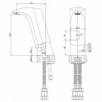 Смеситель для раковины Kaiser Sensor 38011 сенсорный, хром