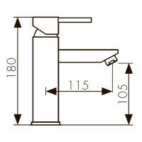 Смеситель для раковины Kaiser Sensor 38211 сенсорный, хром