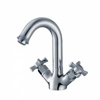 Смеситель для раковины Kaiser Cross 41011 двухвентильный, хром Смеситель для раковины Kaiser Cross 41011 двухвентильный, хром