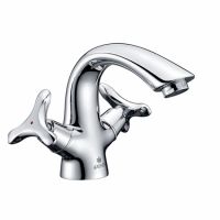 Смеситель для раковины Kaiser Trio 57011 двухвентильный, хром Смеситель для раковины Kaiser Trio 57011 двухвентильный, хром