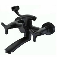 Смеситель для ванны с душем Kaiser Trio 57122-2 черный