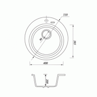 Мойка для кухни Kaiser KMM-510 S-302 песочный