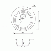 Мойка для кухни Kaiser KMM-510 W белый