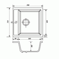 Мойка для кухни Kaiser KMM-5051W белый