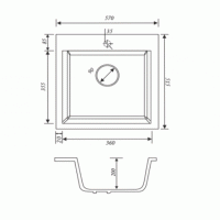 Мойка для кухни Kaiser KMM-5056 S-302 песочный