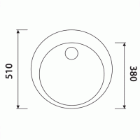 Мойка для кухни Kaiser KGM-510-BP черный мрамор