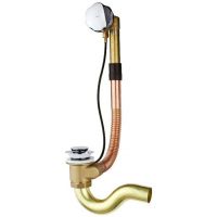 Слив-перелив для ванны Kaiser полуавтомат латунный 560 мм "хром" (8003)