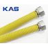 Сильфонная подводка для газа KAS ПВХ покрытие, 1/2" 0,75-1,5 м, г/г